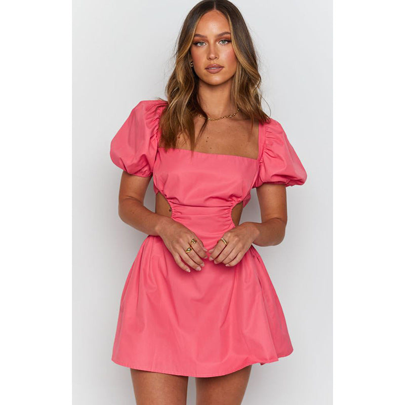 Mini-Robe Sexy à Dos Nu