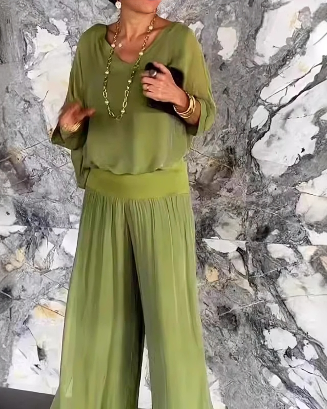 Ensemble Élégance Douce – Fraîcheur et Raffinement