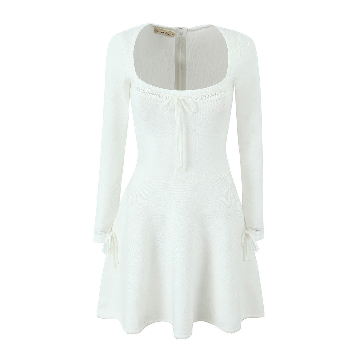Robe Courte Col Carré