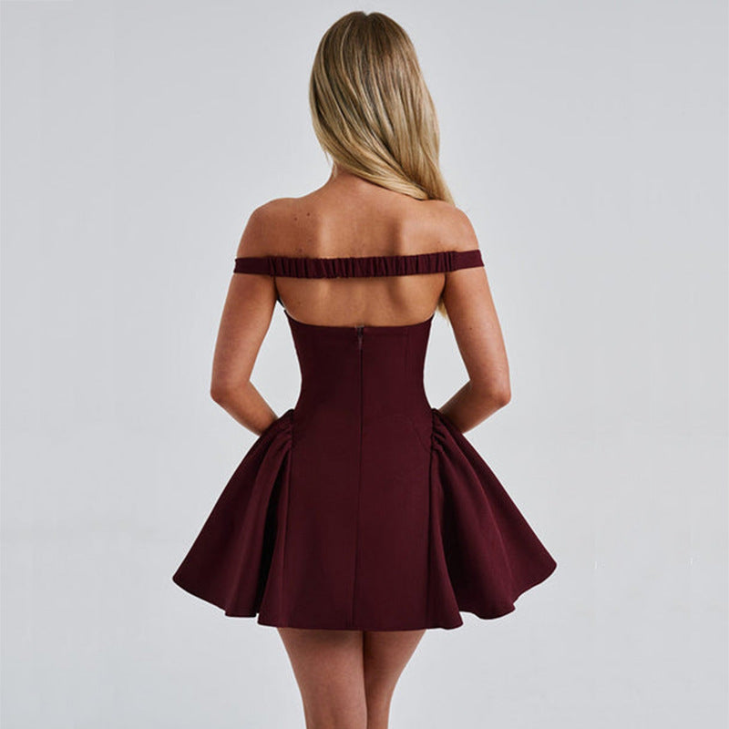 Robe Dos Nu Rouge