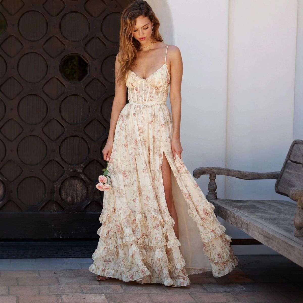Robe Longue Fleurie