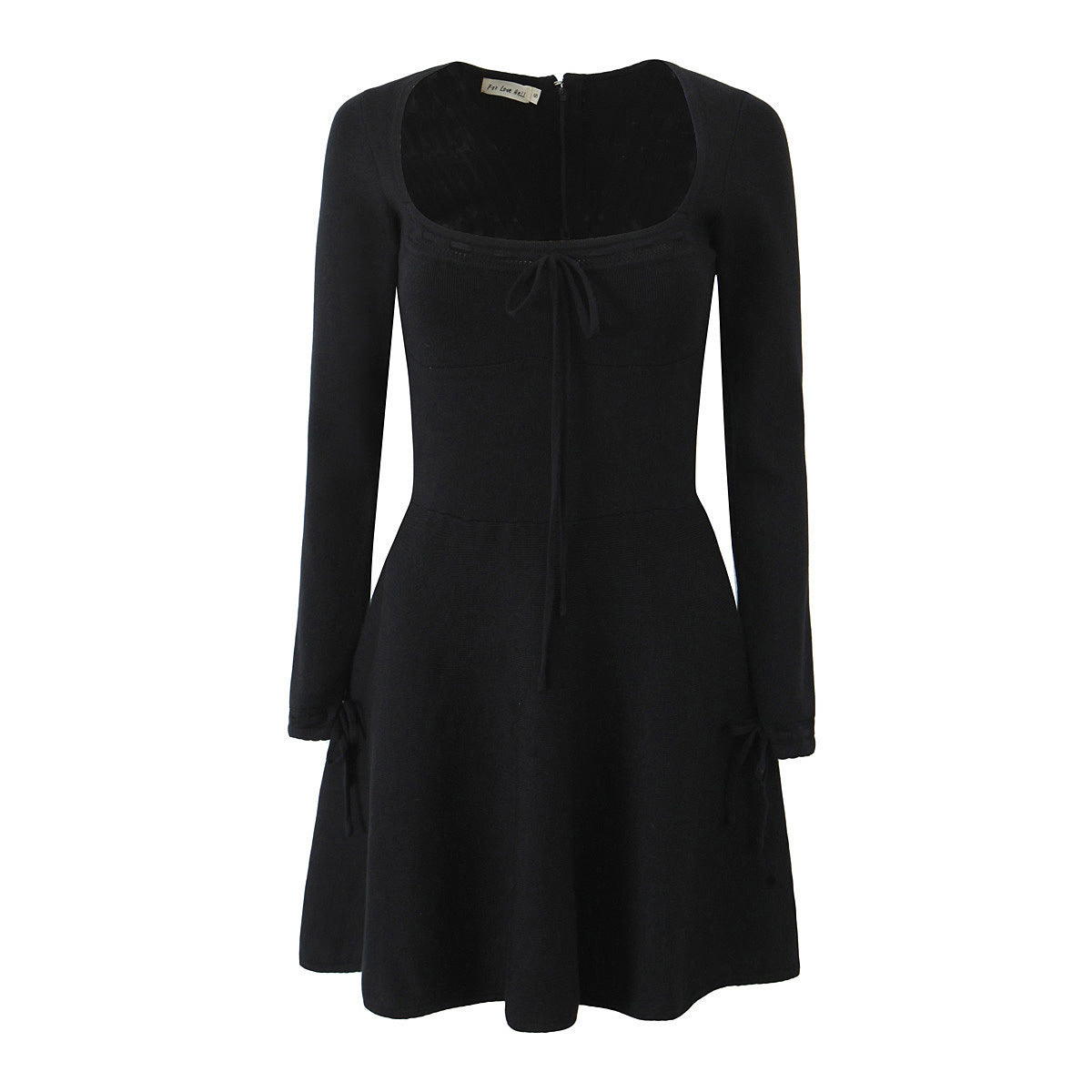 Robe Courte Col Carré