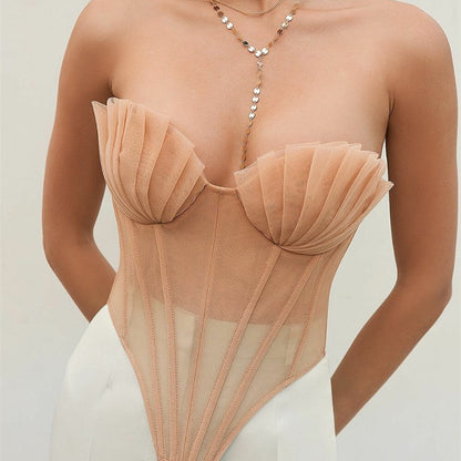 Chic Urbain – Corset à Plis Coquillage