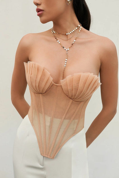 Chic Urbain – Corset à Plis Coquillage